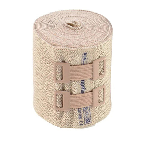 Compression Bandage Comprilan®  Standard Compression Clip Detached Closure Tan NonSterile