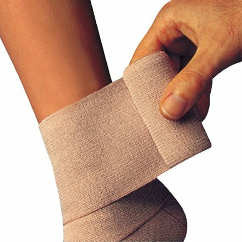 Compression Bandage Comprilan®  Standard Compression Clip Detached Closure Tan NonSterile