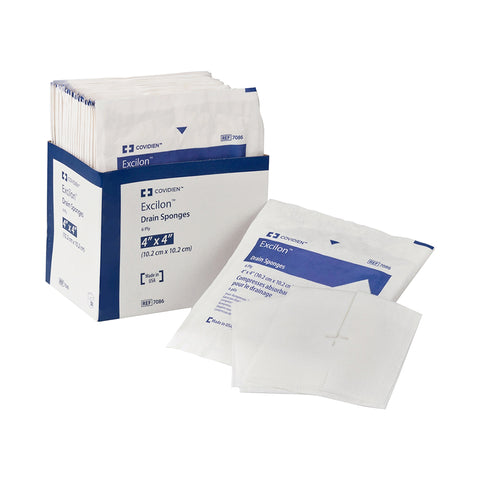 Drain Sponge Curity™ Nonwoven 4 X 4 Inch Sterile 2 per Pack #6242P
