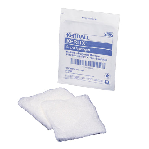 USP Type VII Fluff Dressing Kerlix™ Fluff Dried Woven Gauze 12-Ply 6 X 6-3/4 Inch Rectangle Sterile