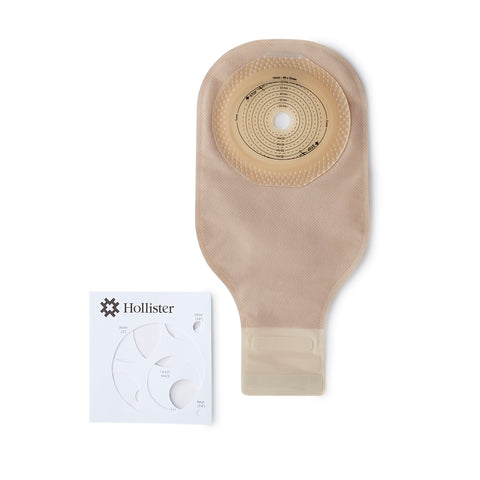 Hollister Ostomy Pouch Premier™ 88402 One-Piece System 12 Inch Length Oval, Flat, Trim to Fit 2-1/2 to 3 Inch Stoma Drainable