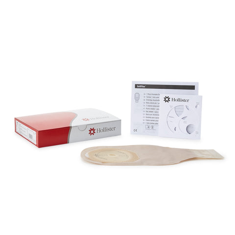 Hollister Ostomy Pouch Premier™ 88402 One-Piece System 12 Inch Length Oval, Flat, Trim to Fit 2-1/2 to 3 Inch Stoma Drainable