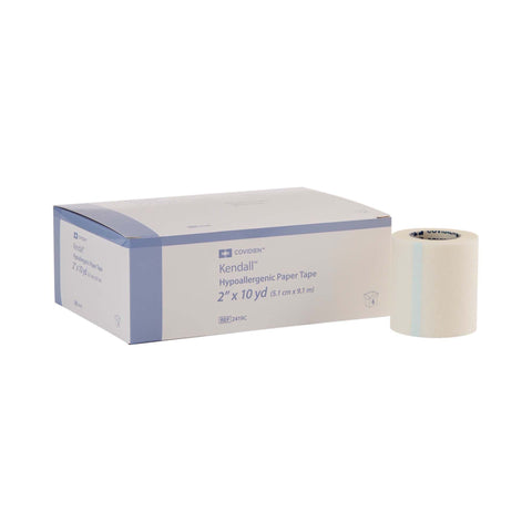Medical Tape Kendall™ Hypoallergenic Breathable Paper White NonSterile #1596C