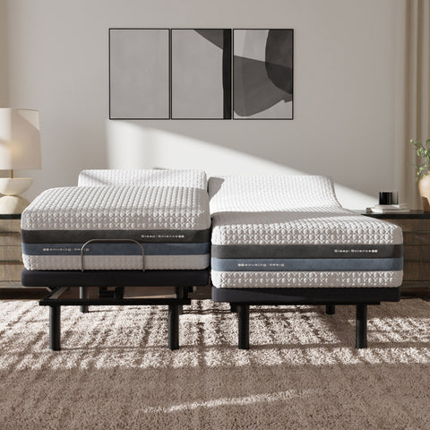 12" Iflip Sonoma Memory Foam Mattress with Adjustable Power Base