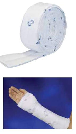 Padded Splint Roll OCL® 11 Layer 3 Inch X 20 Foot Flannel / Foam / Plaster White