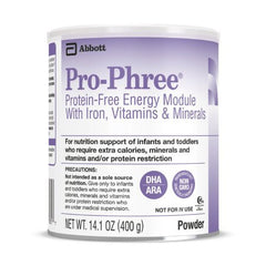 Pediatric Oral Supplement Pro-Phree® Unflavored 14.1 oz. Can Powder Protein-Free / Iron / Vitamins / Minerals