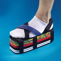 Shoe Lift SP 1/4 Inch Black Sole Plate, 1/8 Inch Black Top Plate, 1/4 Inch White Plate, 3/8 Inch Blue/White Plate, 1/2 Inch Red Plate, 5/8 Inch Black Plate, 1 Inch Multi-colored Plate, Adult, Velcro Straps