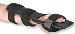 Dorsal Resting Hand Orthosis AliMed® Aluminum / Fabric / Foam Right Hand Black One Size Fits Most