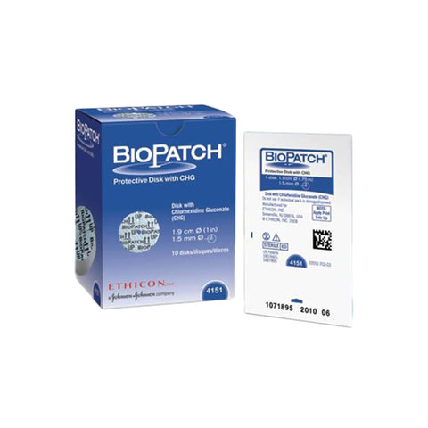 I.V. Dressing with CHG Biopatch® Foam CHG (Chlorhexidine Gluconate) Sterile
