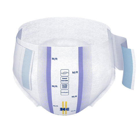 Incontinence Brief TENA ProSkin Stretch™ Ultra Adult Medium Unisex Disposable Heavy Absorbency #67802