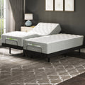 Ghostbed Hybrid 12" Medium-Plush Mattress with Luxury Adjustable Base