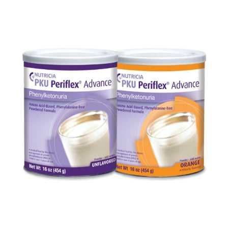 Oral Supplement PKU Periflex® Advance Orange Flavor Powder 16 oz. Can
