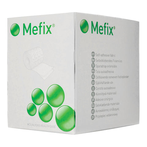 Dressing Retention Tape with Liner Mefix® Perforated Liner Nonwoven Spunlace Polyester White NonSterile