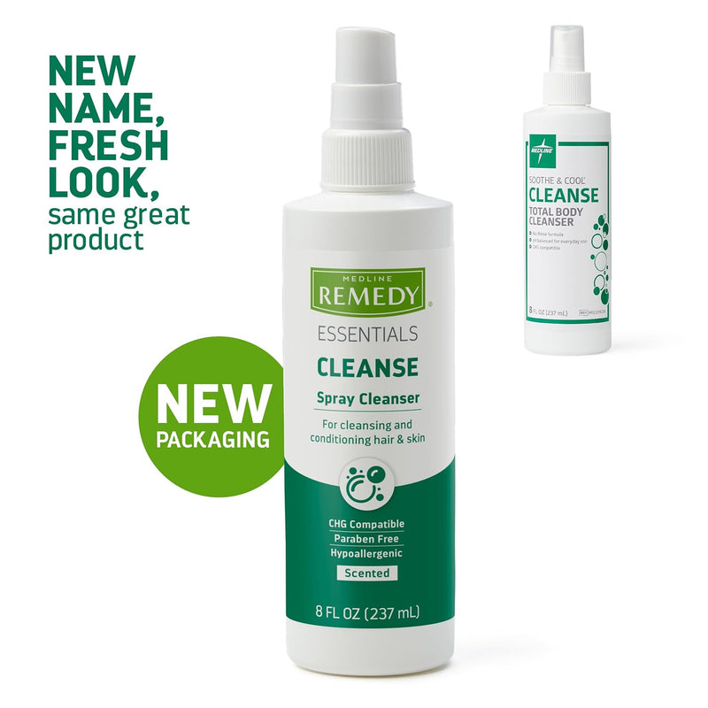 Medline Remedy Essentials No-Rinse Spray Skin Cleanser