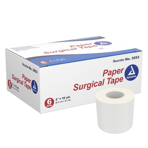 Medical Tape Dynarex® Porous Paper White NonSterile