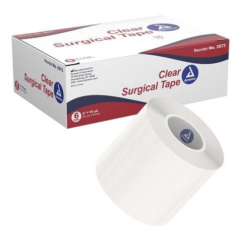 Medical Tape Dynarex® Porous Adhesive Transparent NonSterile