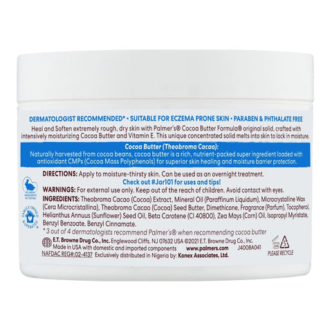 Cocoa Butter Palmers® 7.25 oz. Jar Cocoa Butter Scent Cream #081176981