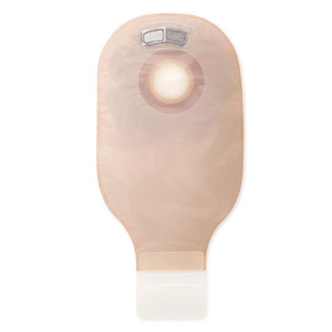 Hollister Ostomy Pouch Premier™ 8081 One-Piece System 12 Inch Length Flat, Trim to Fit Up to 2-1/2 Inch Stoma Drainable