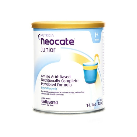 Pediatric Oral Supplement Neocate® Junior Unflavored 14.1 oz. Can Powder Amino Acid Food Allergies