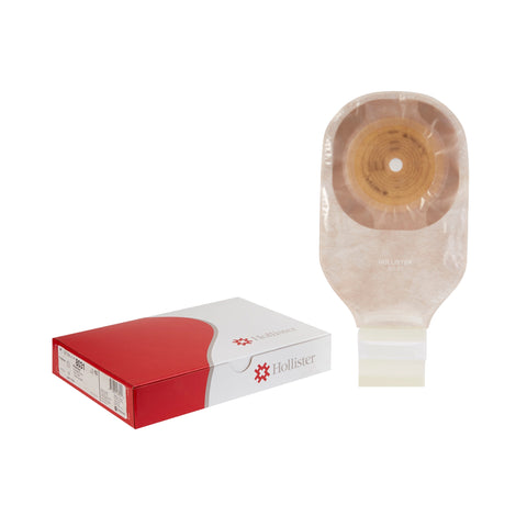 Hollister Ostomy Pouch Premier™ 8031 One-Piece System 12 Inch Length Flat, Trim to Fit Up to 2-1/2 Inch Stoma Drainable