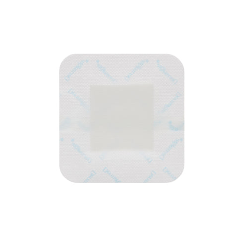 DermaRite Industries Foam Dressing BorderedFoam® 4 X 4 Inch With Border Waterproof Backing Nonacrylic Adhesive Square Sterile #00298E