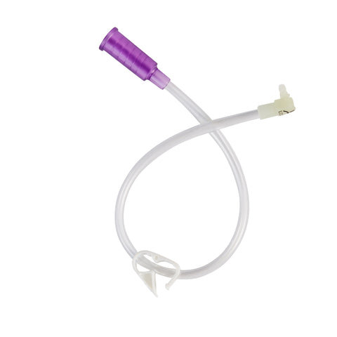 Bolus Enteral Feeding Extension Tube Set Mini ONE® 12 Inch, Purple For Balloon and Non-Balloon Button Mini ONE® Enteral Feeding Extension Sets #8-1221