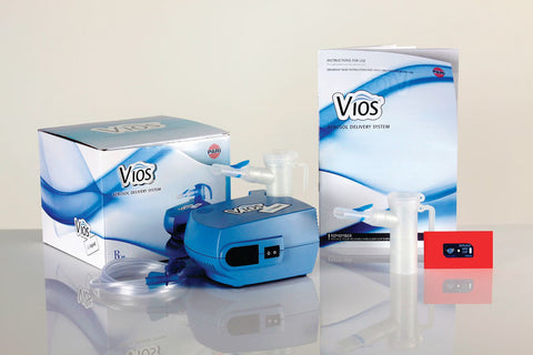 Compressor Nebulizer System Vios® LC® Sprint Small Volume Medication Cup Adult / Pediatric Mouthpiece Delivery #310F35-LCS