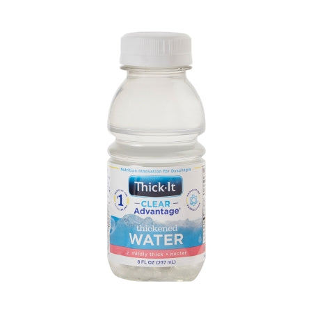 Thickened Water Thick-It® Clear Advantage® 8 oz. Bottle Unflavored Liquid IDDSI Level 2 Mildly Thick