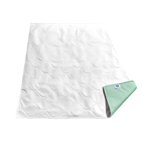 Reusable Underpad CareFor™ Deluxe Tuckable 32 X 36 Inch Polyester / Rayon Heavy Absorbency #1997