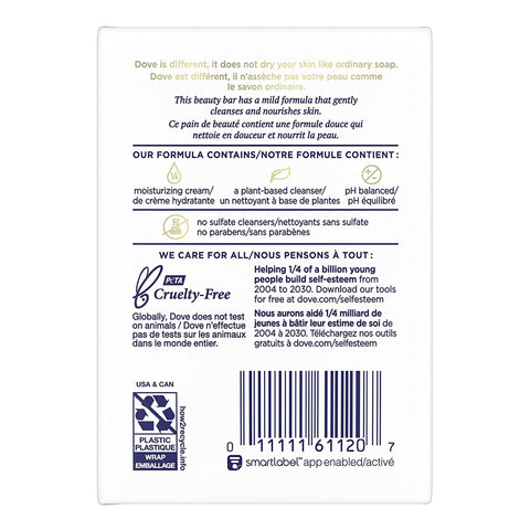 Soap Dove® Sensitive Skin Bar 4.25 oz. Individually Wrapped Unscented