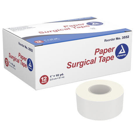 Medical Tape Dynarex® Porous Paper White NonSterile