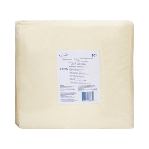 Disposable Underpad TENA® Extra Bariatric 36 X 36 Inch Polymer Light Absorbency #361