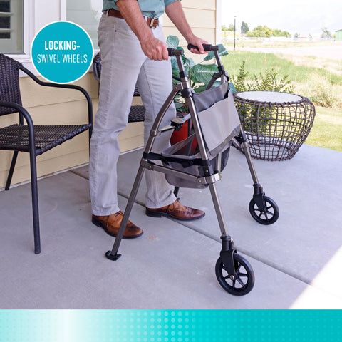 Signature Life Elite Travel Walker #7660-BW, 1 EACH
