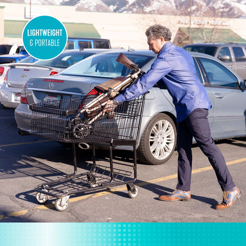 Signature Life Elite Travel Rollator #7670-CG, 1 EACH