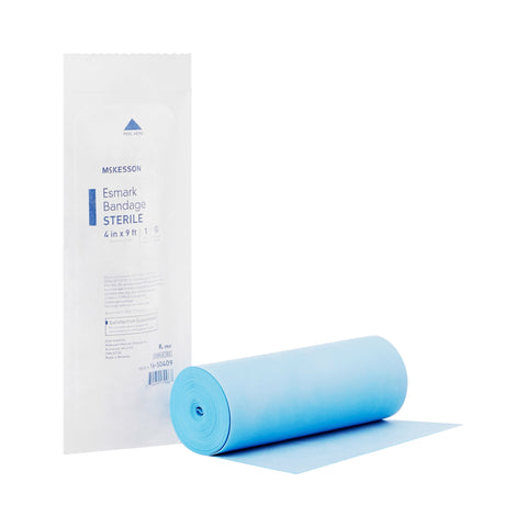 Esmark Compression Bandage  High Compression No Closure Blue Sterile