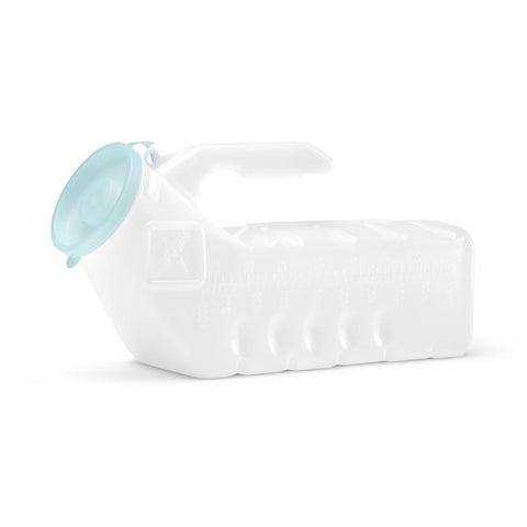 Medline Male Urinal Supreme 32 oz. / 946 mL With Closure Single Patient Use #DYND80235SD