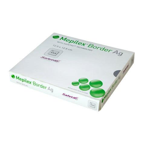 Molnlycke Silver Foam Dressing Mepilex® Border Ag 4 X 10 Inch Rectangl – Gilgal Medical Supplies Inc