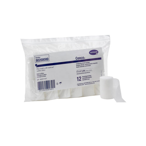 Conforming Bandage Conco® Woven Gauze 1-Ply  Roll Shape NonSterile