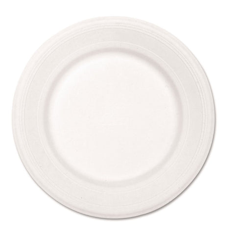 Plate Chinet® Paper White Single Use #HUH21217