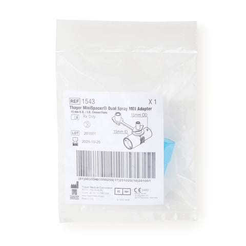 Dual Spray MDI Adapter MiniSpacer® #1543