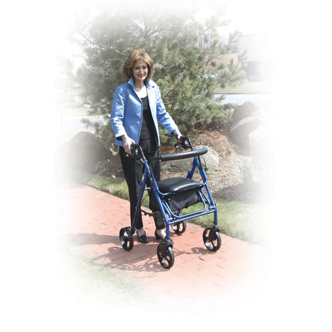 Drive Duet Rollator/Transport Chair, 8" Casters