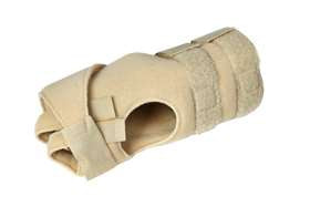 Arthritis Wrist / Hand Support Freedom® Flannel / Foam Right Hand Beige Medium 6-1/2 to 7-1/4 Inch Wrist Circumference