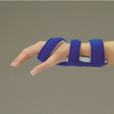 Volar Wrist Splint LMB Air-Soft™ Aluminum Right Hand Blue Large