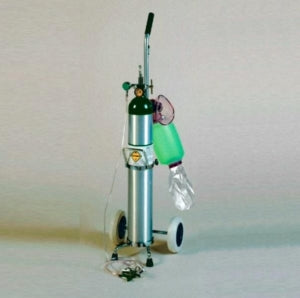 Oxygen Resuscitator Kit on Cart