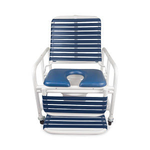 PVC Reclining Bariatric Shower Commode Chairs with Pail