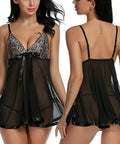 Women'S Sexy Lingerie Babydoll Sleepwear Underwear Lace Dress G-String Nightwear