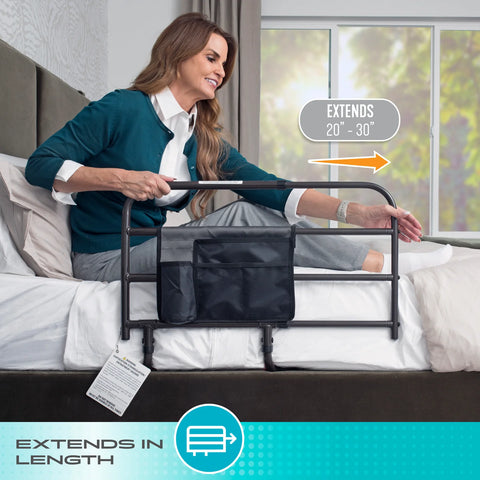Stander Wonder EZ Adjust Bed Rail #8000, 1 EACH