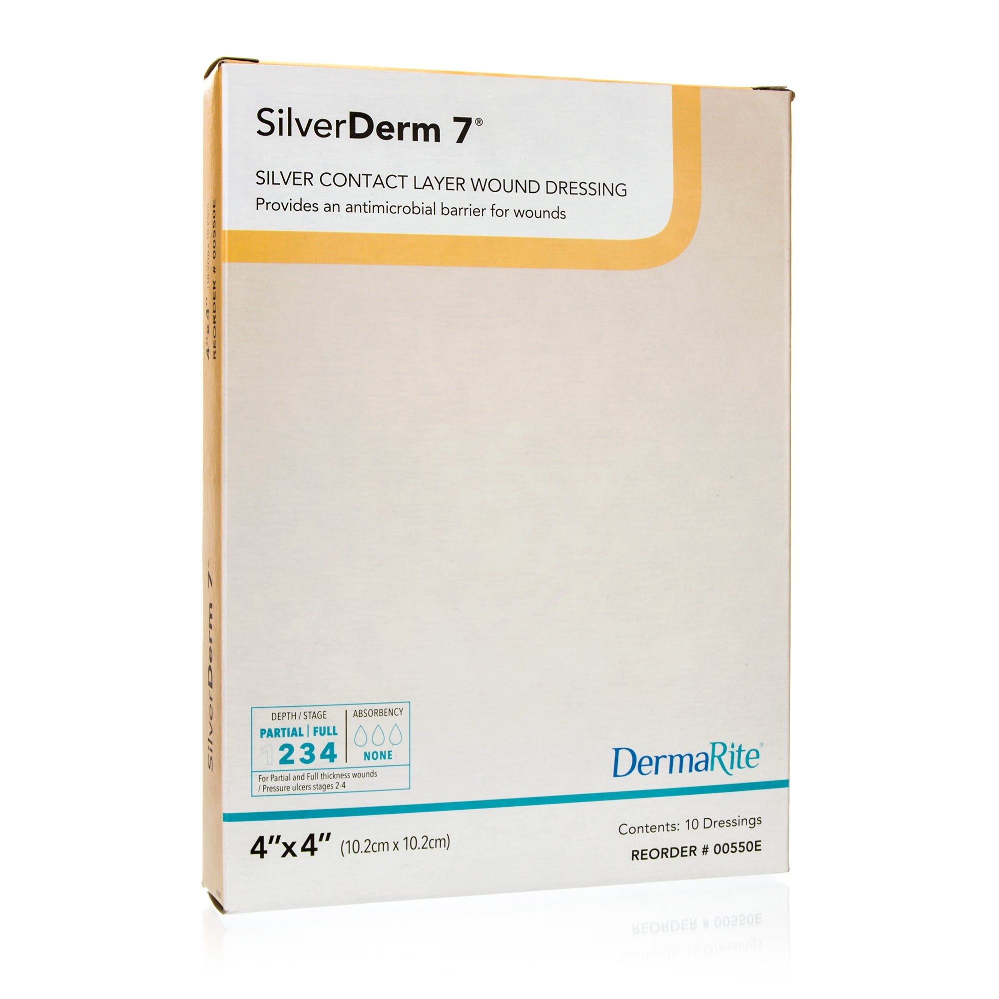 DermaRite Industries Silver Wound Contact Layer Dressing SilverDerm7® DermaRite Industries Silver Wound Contact Layer Dressing SilverDerm7®