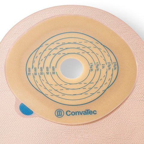 ConvaTec Ostomy Pouch Esteem™ 416721 + One-Piece System 12 Inch Length Trim to Fit 13/16 to 2-3/4 Inch Stoma Drainable