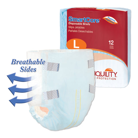 Incontinence Brief Tranquility SmartCore™ Adult Large Unisex Disposable Heavy Absorbency #2313